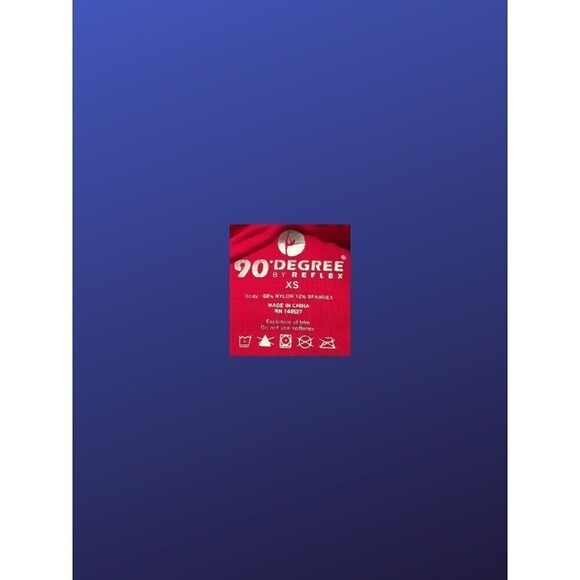 90 DEGREE by REFLEX Power Flex High Waist Leggings, RED, Women’s Size XS, EUC - Picture 3 of 10